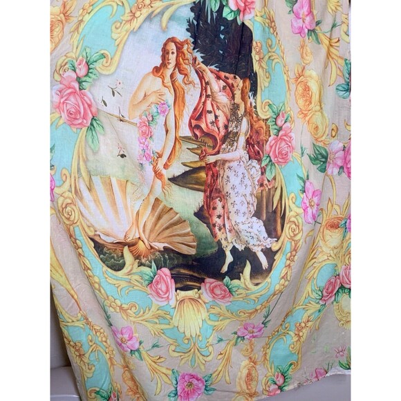 Aratta Silent Journey Birth of Venus Maxi Dress S Pockets India Sleeveless - Picture 3 of 10